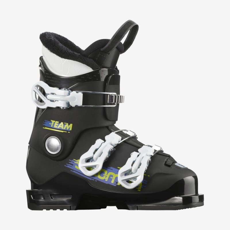 Ski Boots Salomon TEAM T3 Niños Negras Blancas | UY 2009VRW