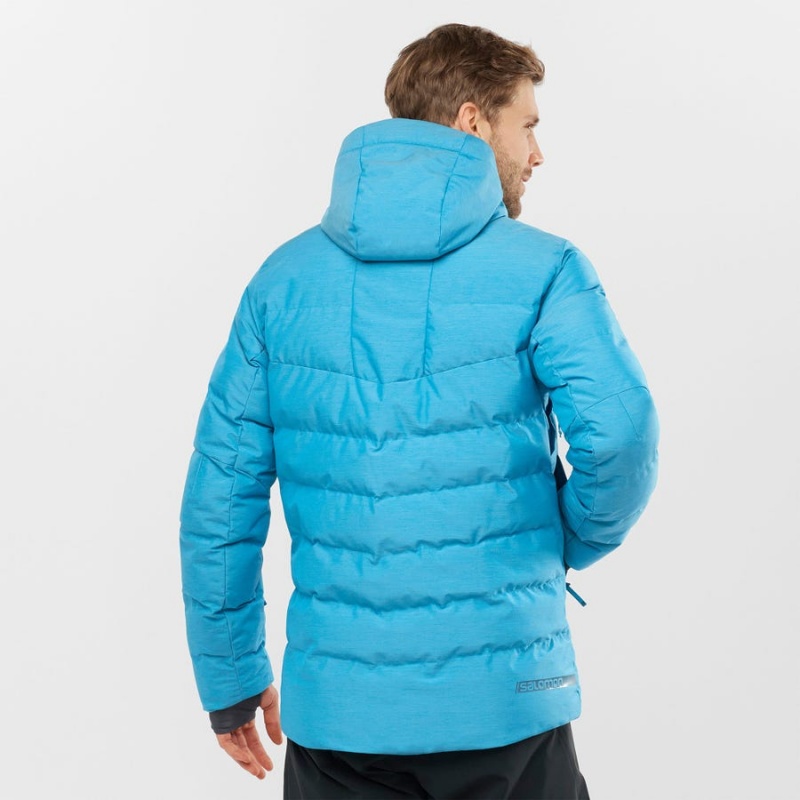 Ski Jackets Salomon SNOWSHELTER Hombre Azules | UY 3337ILH