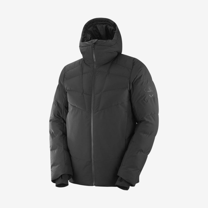 Ski Jackets Salomon SNOWSHELTER Hombre Negras | UY 3339PJJ