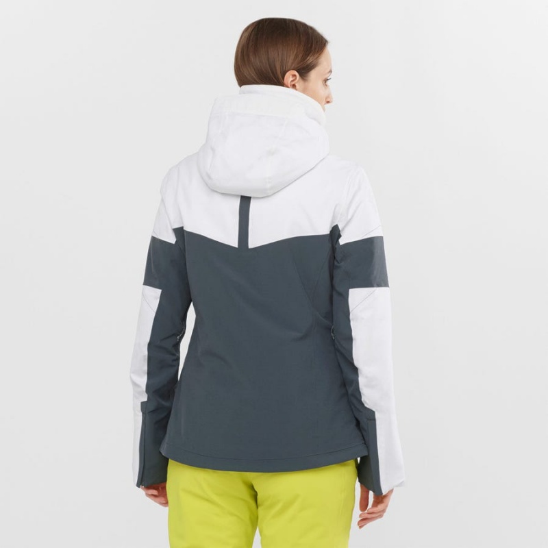 Ski Jackets Salomon SPEED Mujer Gris | UY 2416CTV