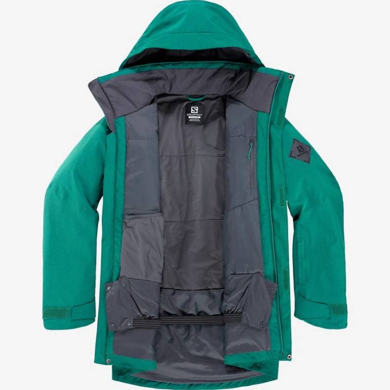 Ski Jackets Salomon STANCE CARGO Hombre Verde | UY 3330QMA