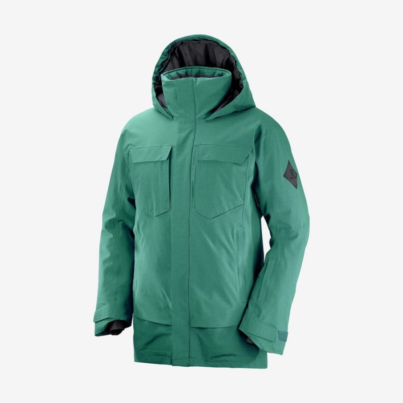 Ski Jackets Salomon STANCE CARGO Hombre Verde | UY 3330QMA