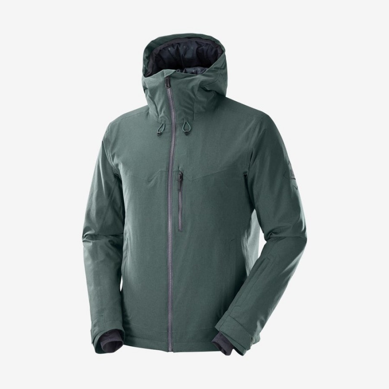 Ski Jackets Salomon UNTRACKED Hombre Verde | UY 3334TCE