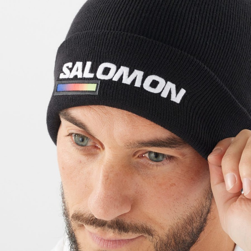 Sombreros Salomon OUTLIFE LOGO Mujer Negras | UY 2156WNB