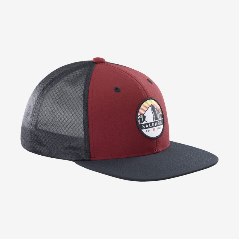 Sombreros Salomon TRUCKER Hombre Rojas | UY 2971YXF