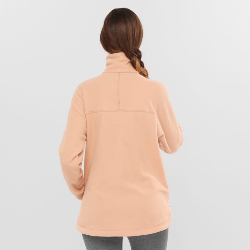 Sudadera con Capucha Salomon ESSENTIAL COSY FLEECE Mujer Rosas | UY 2520CTV