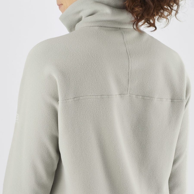 Sudadera con Capucha Salomon ESSENTIAL COSY FLEECE Mujer Blancas | UY 2517LIS