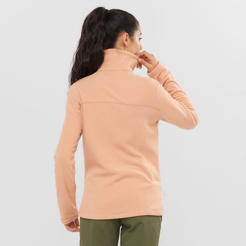 Sudadera con Capucha Salomon ESSENTIAL COSY FLEECE Mujer Rosas | UY 2511DFM