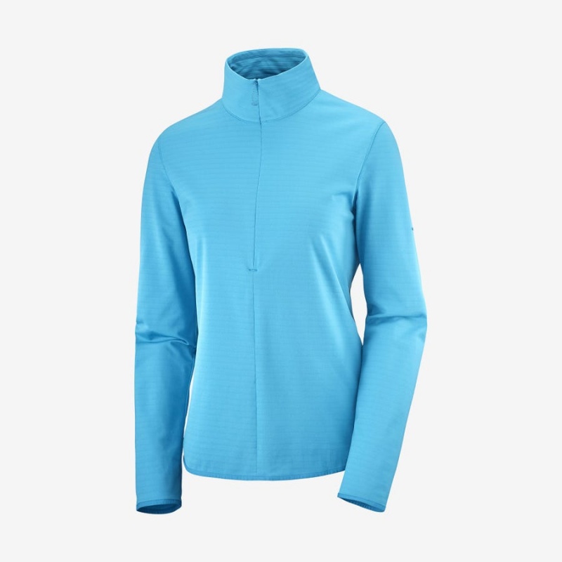 Sudadera con Capucha Salomon ESSENTIAL LIGHTWARM Mujer Azules | UY 2525QMA