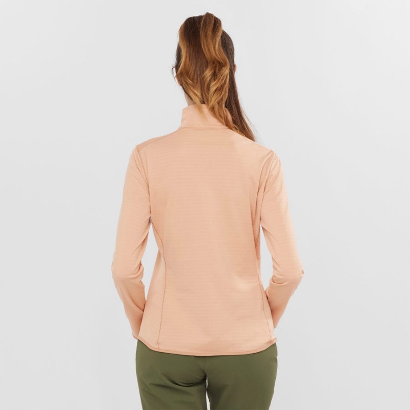 Sudadera con Capucha Salomon ESSENTIAL LIGHTWARM Mujer Rosas | UY 2522BEX