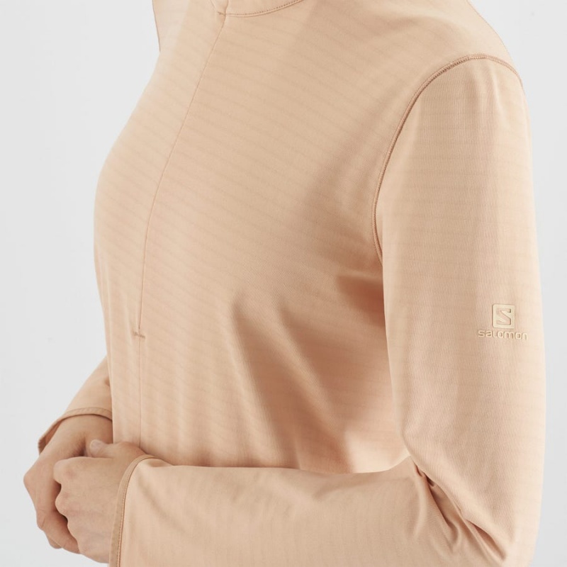 Sudadera con Capucha Salomon ESSENTIAL LIGHTWARM Mujer Rosas | UY 2522BEX