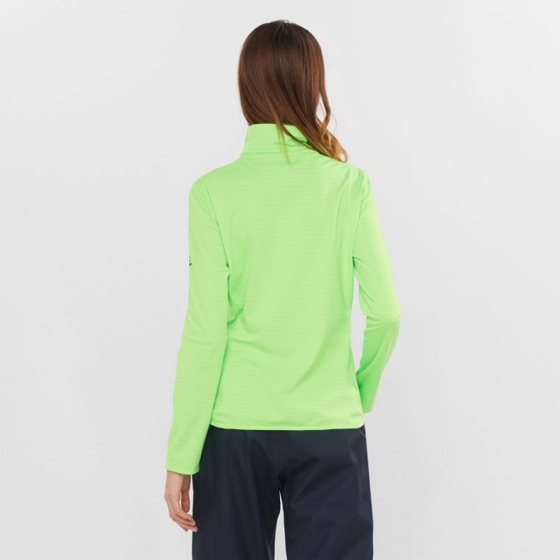 Sudadera con Capucha Salomon ESSENTIAL LIGHTWARM Mujer Verde Menta | UY 2521VRW