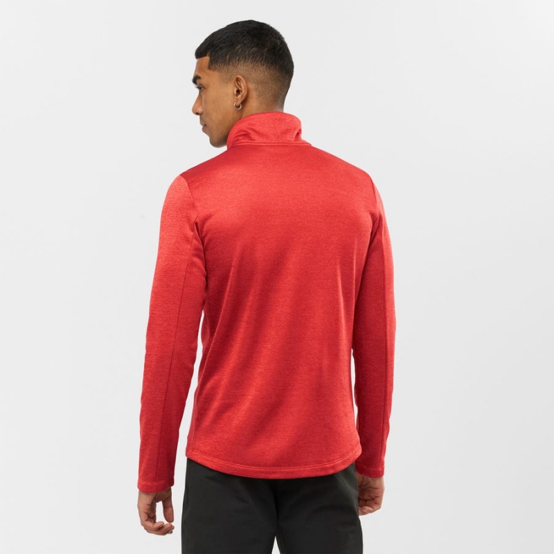 Sudadera con Capucha Salomon ESSENTIAL LIGHTWARM SEAMLESS Hombre Naranjas | UY 3209JPQ