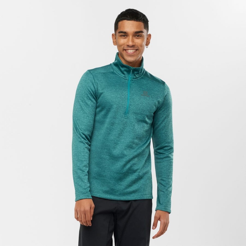 Sudadera con Capucha Salomon ESSENTIAL LIGHTWARM SEAMLESS Hombre Verde | UY 3208HAP