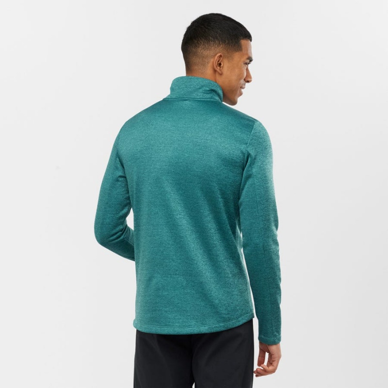 Sudadera con Capucha Salomon ESSENTIAL LIGHTWARM SEAMLESS Hombre Verde | UY 3208HAP