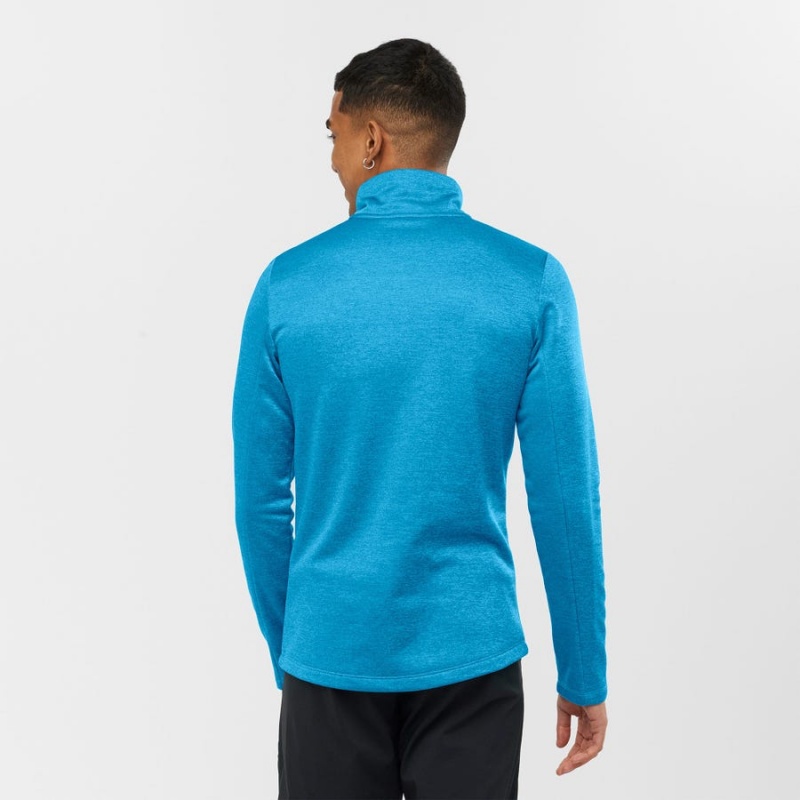 Sudadera con Capucha Salomon ESSENTIAL LIGHTWARM SEAMLESS Hombre Azules | UY 3207GSO