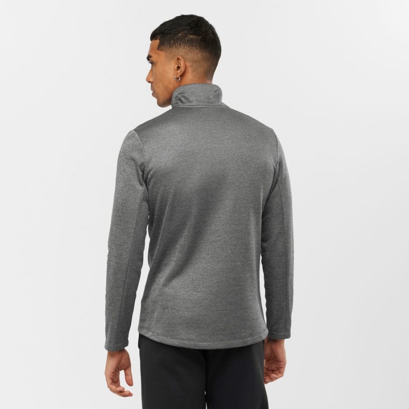 Sudadera con Capucha Salomon ESSENTIAL LIGHTWARM SEAMLESS Hombre Gris | UY 3206FDN