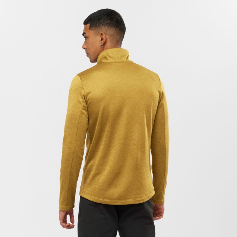 Sudadera con Capucha Salomon ESSENTIAL LIGHTWARM SEAMLESS Hombre Amarillo | UY 3205DFM