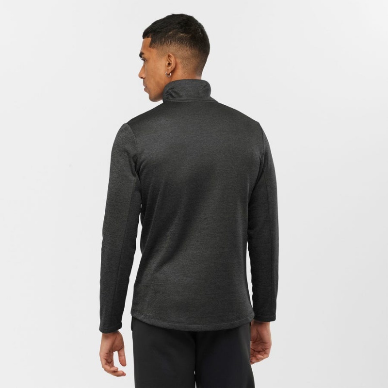 Sudadera con Capucha Salomon ESSENTIAL LIGHTWARM SEAMLESS Hombre Negras | UY 3204SGL