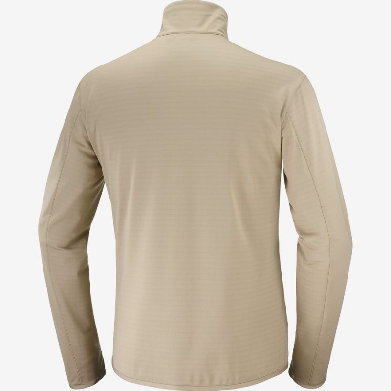 Sudadera con Capucha Salomon ESSENTIAL LIGHTWARM Hombre Beige | UY 3203AHK