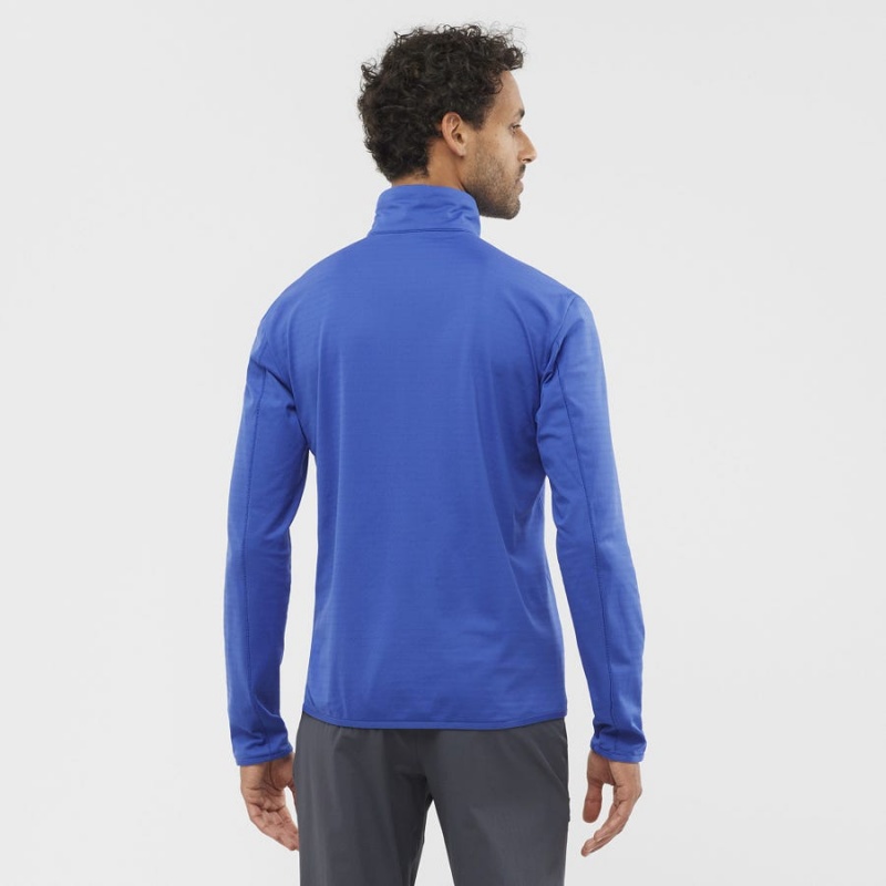 Sudadera con Capucha Salomon ESSENTIAL LIGHTWARM Hombre Azules | UY 3202WNB