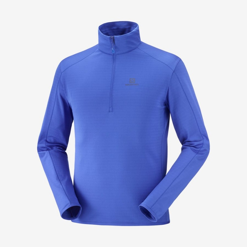 Sudadera con Capucha Salomon ESSENTIAL LIGHTWARM Hombre Azules | UY 3202WNB