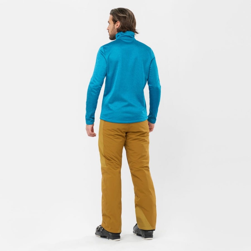 Sudadera con Capucha Salomon ESSENTIAL LIGHTWARM HEATHER Hombre Azules | UY 3199NWY