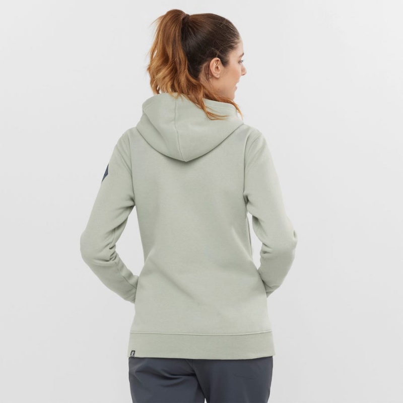 Sudadera con Capucha Salomon ESSENTIAL WARM SALOMON Mujer Beige | UY 2516KOR