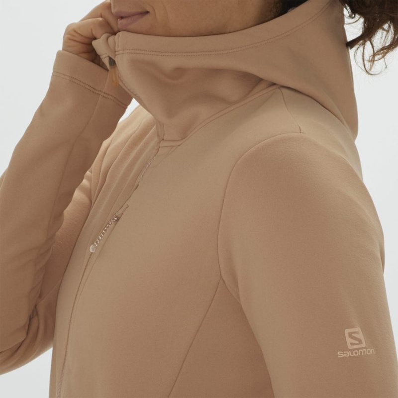 Sudadera con Capucha Salomon ESSENTIAL XWARM Mujer Rosas | UY 2503YXF