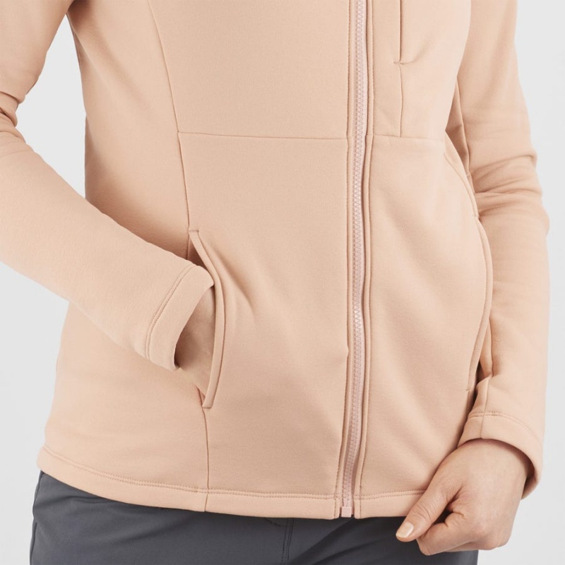 Sudadera con Capucha Salomon ESSENTIAL XWARM Mujer Rosas | UY 2503YXF