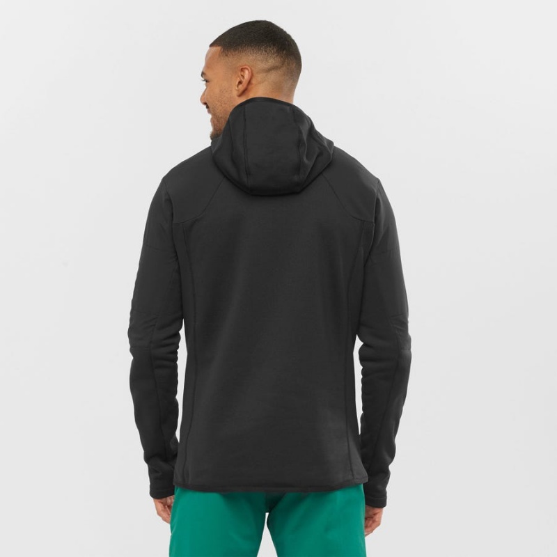 Sudadera con Capucha Salomon OUTLINE WARM HYBRID Hombre Negras | UY 3211SGL