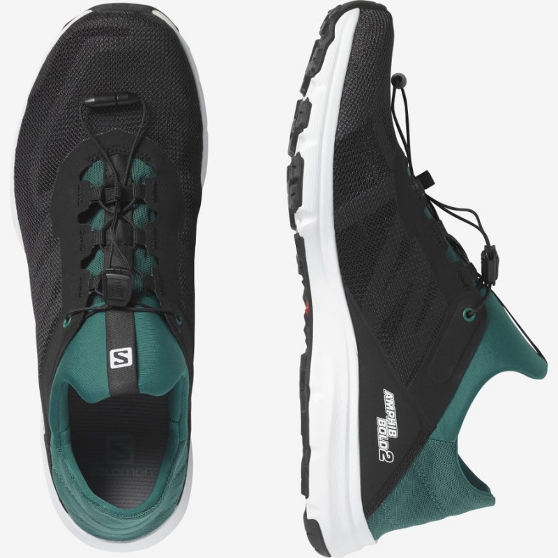 Water Shoes Salomon AMPHIB BOLD 2 Hombre Negras Verde Oliva | UY 3386TCE