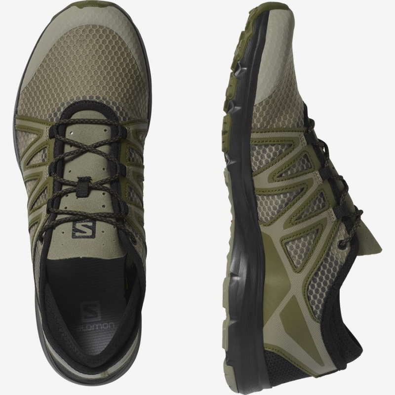 Water Shoes Salomon CROSSAMPHIBIAN SWIFT 2 Hombre Verde Oliva | UY 3389ILH