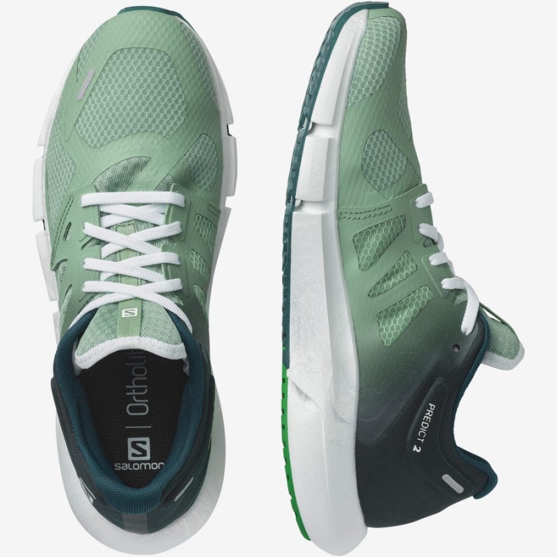 Zapatillas Running Salomon PREDICT 2 Hombre Verde Oliva | UY 3469JPQ