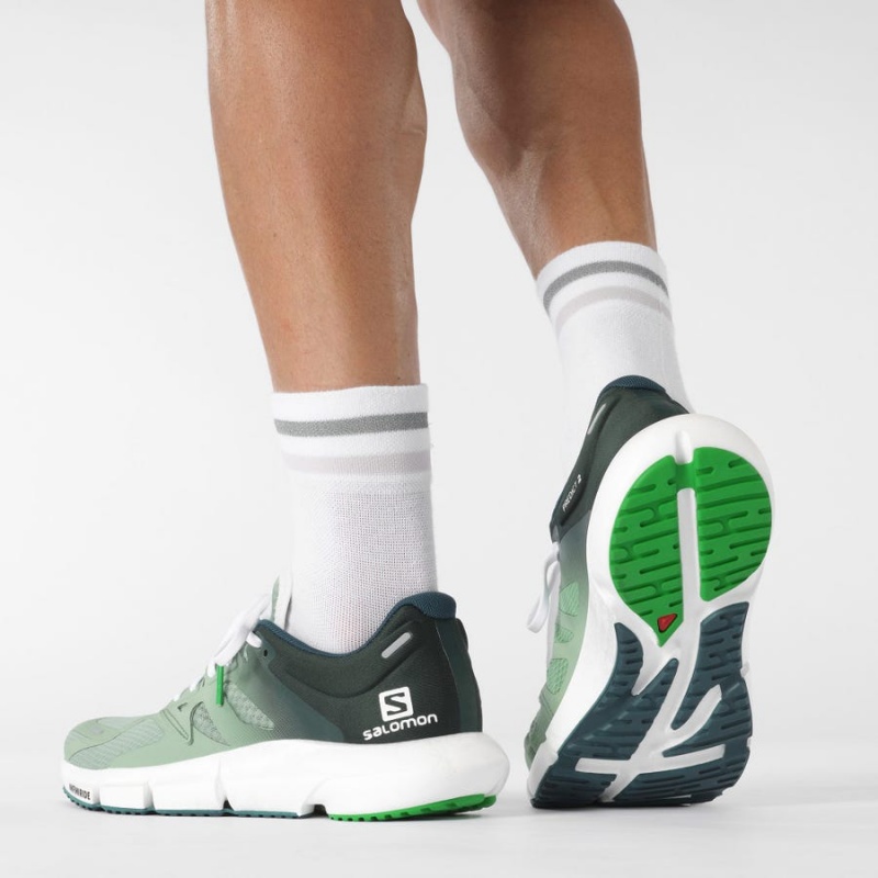 Zapatillas Running Salomon PREDICT 2 Hombre Verde Oliva | UY 3469JPQ