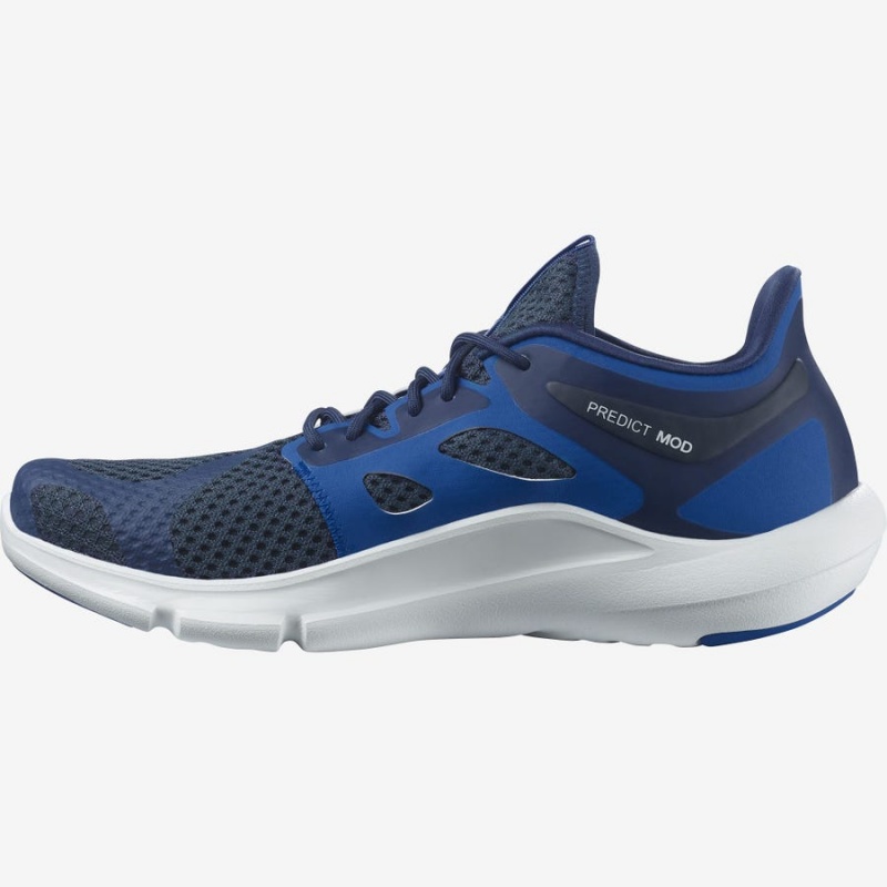 Zapatillas Running Salomon PREDICT MOD Hombre Azules Blancas | UY 3483BEX