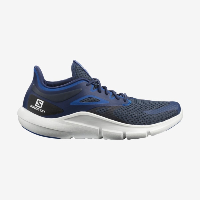 Zapatillas Running Salomon PREDICT MOD Hombre Azules Blancas | UY 3483BEX