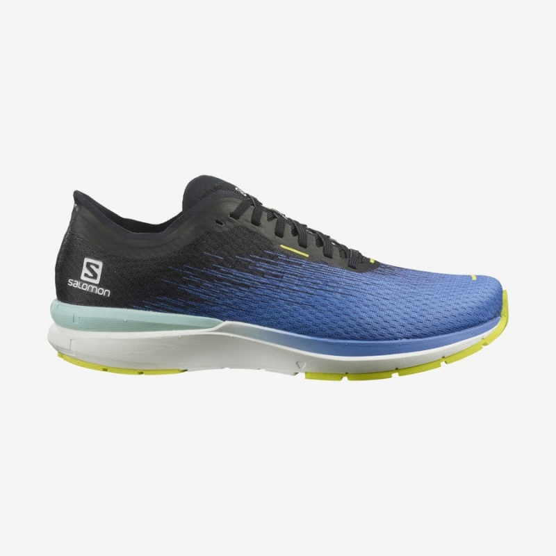 Zapatillas Running Salomon SONIC 4 Accelerate Hombre Azules Blancas | UY 3479ZUT