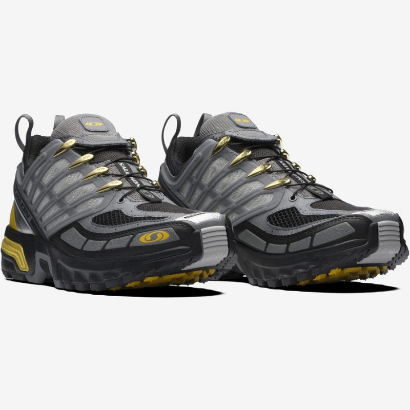 Zapatillas Salomon ACS PRO ADVANCED Hombre Gris Amarillo | UY 3452KOR