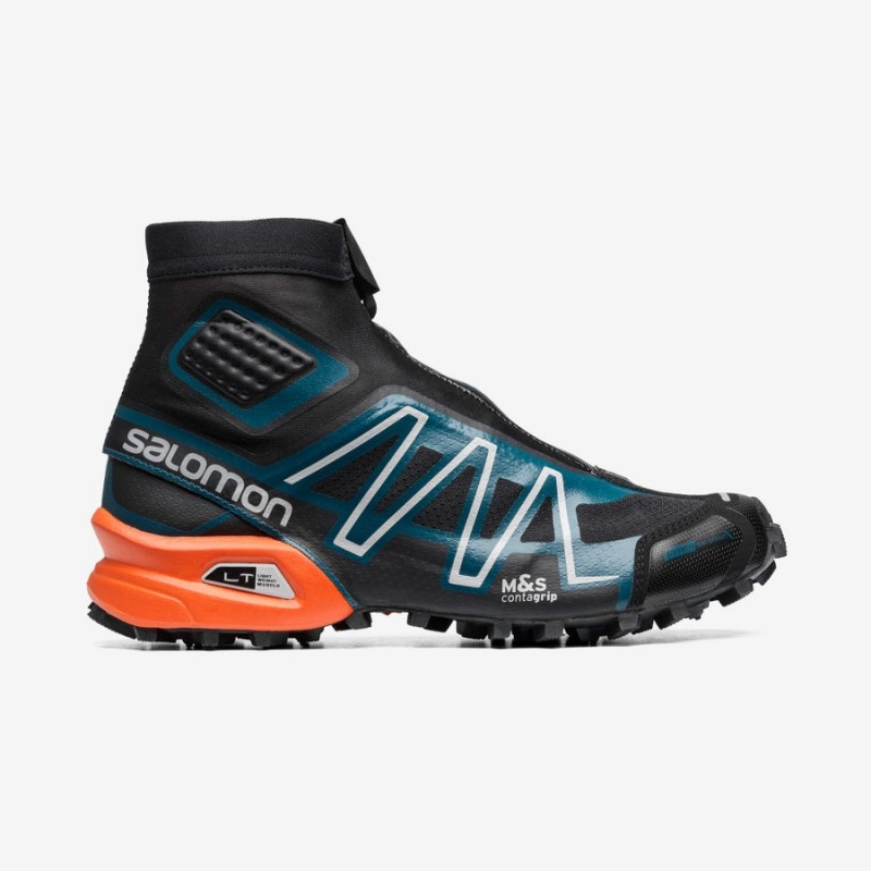 Zapatillas Salomon SNOWCROSS ADVANCED Hombre Negras Azules Naranjas | UY 3443PJJ