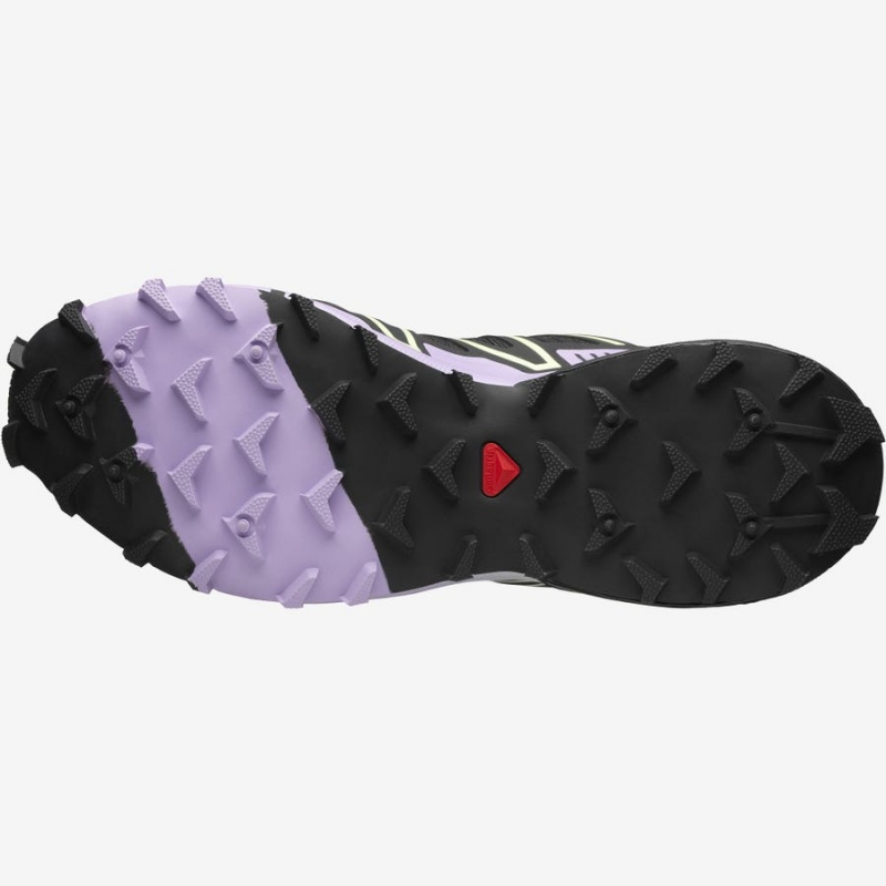 Zapatillas Salomon SPEEDCROSS 3 Mujer Negras Moradas | UY 2657RVD