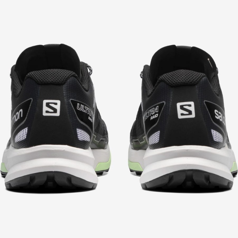 Zapatillas Salomon ULTRA RAID Hombre Negras Verde Menta | UY 3404CTV