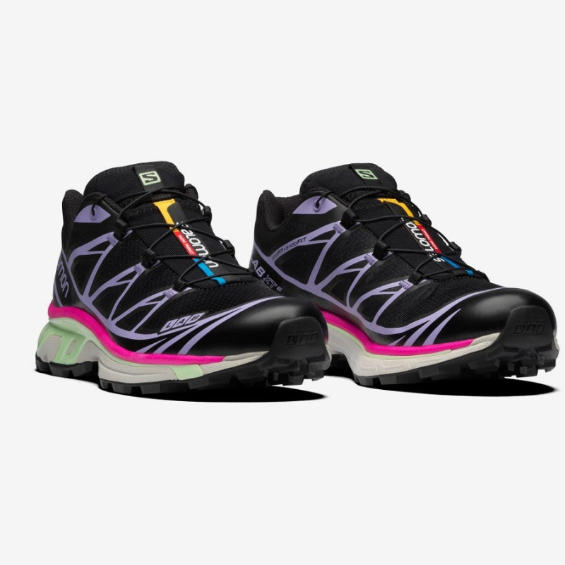 Zapatillas Salomon XT-6 Mujer Negras Moradas | UY 2670HAP