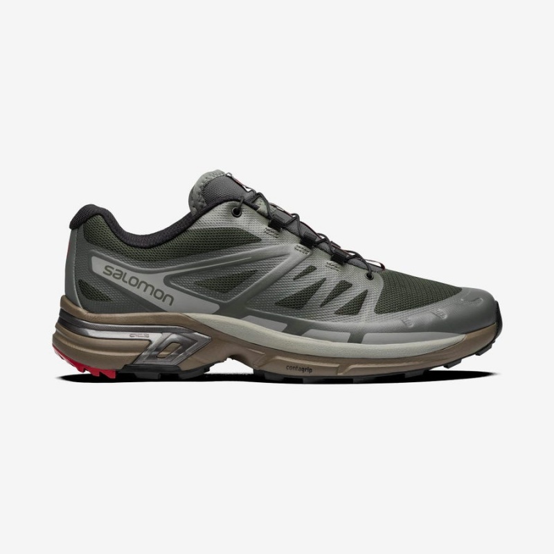 Zapatillas Salomon XT-WINGS 2 ADVANCED Mujer Verde Oliva | UY 2697KOR