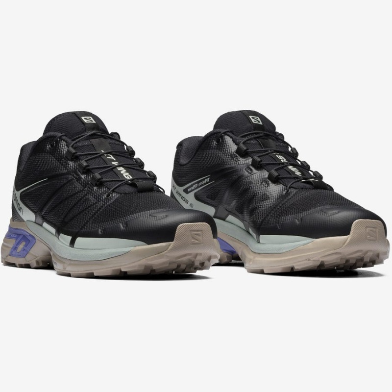 Zapatillas Salomon XT-WINGS 2 Hombre Negras Azules | UY 3413DFM