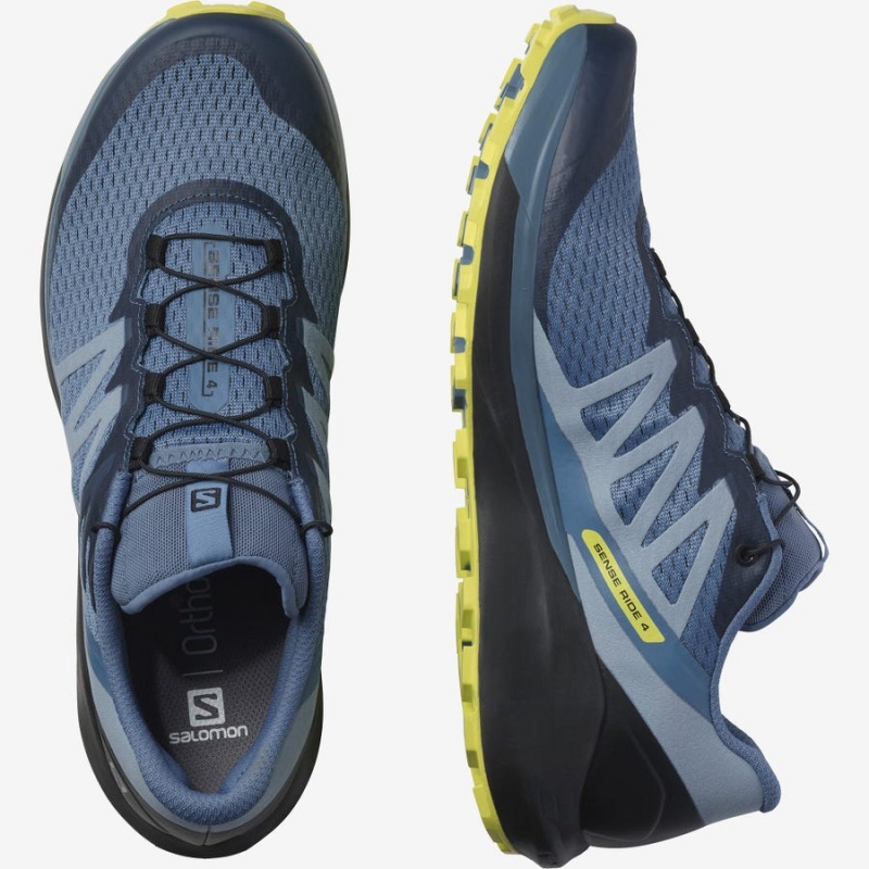 Zapatillas Trail Running Salomon SENSE RIDE 4 Hombre Gris | UY 3493ILH