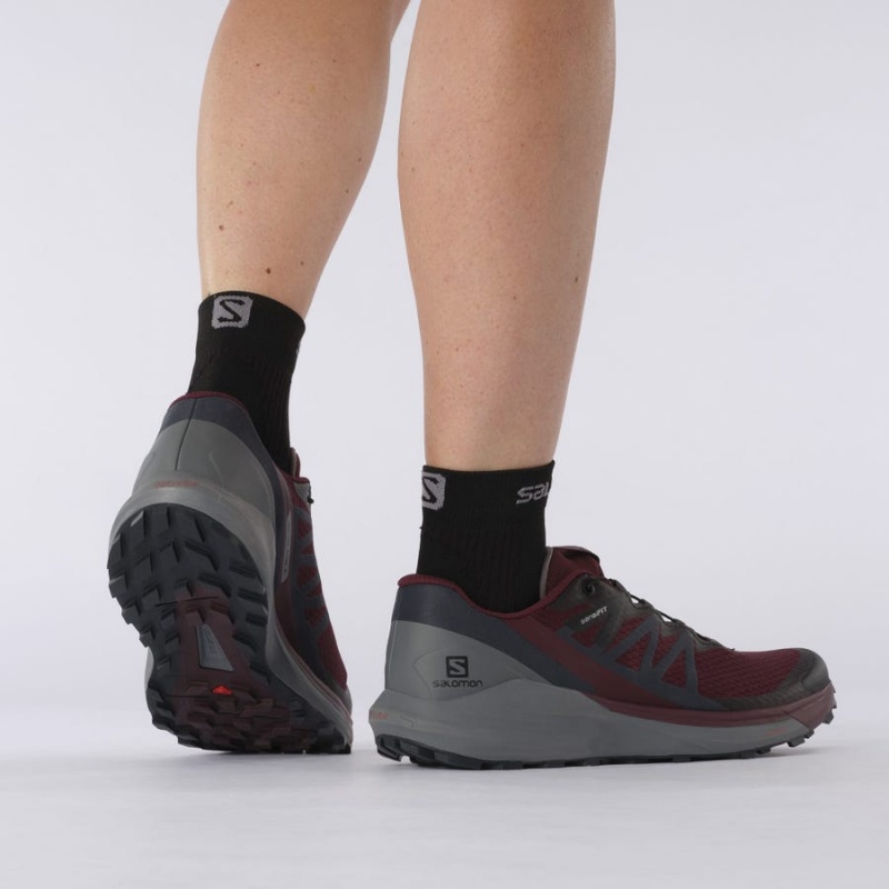 Zapatillas Trail Running Salomon SENSE RIDE 4 Mujer Moradas | UY 2749KOR