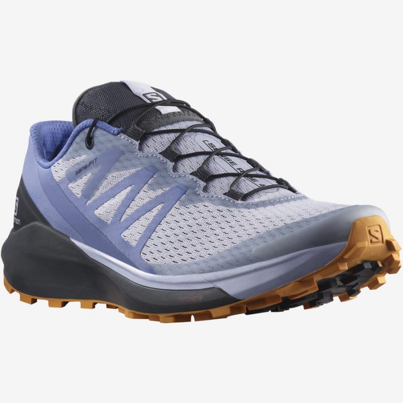 Zapatillas Trail Running Salomon SENSE RIDE 4 Mujer Azules | UY 2748JPQ