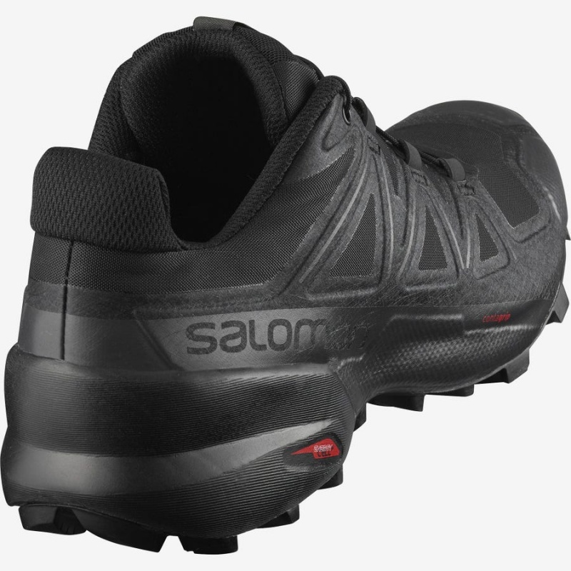 Zapatillas Trail Running Salomon SPEEDCROSS 5 WIDE Hombre Negras | UY 3524DFM