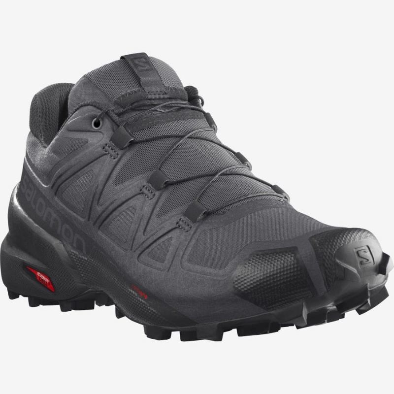 Zapatillas Trail Running Salomon SPEEDCROSS 5 Hombre Plateadas | UY 3517DFM